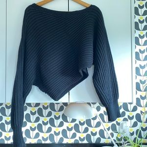 Alexander Wang asymmetrical cotton sweater